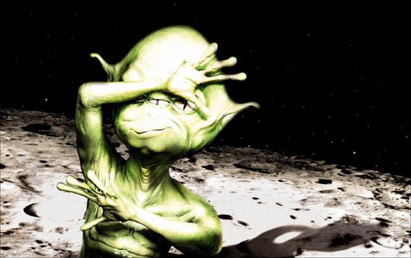 Задумчивый инопланетянин