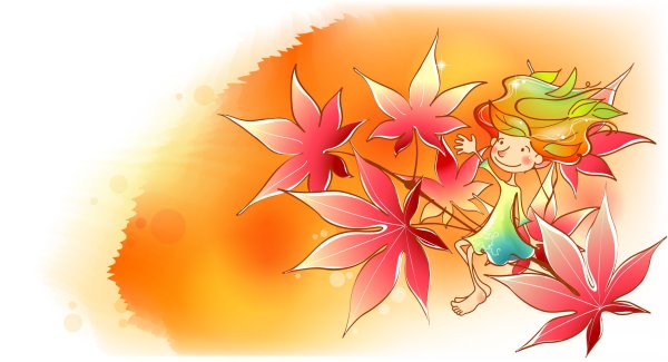 Осенний бал вектор