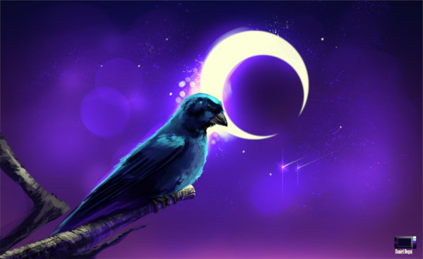 Ворон и Луна