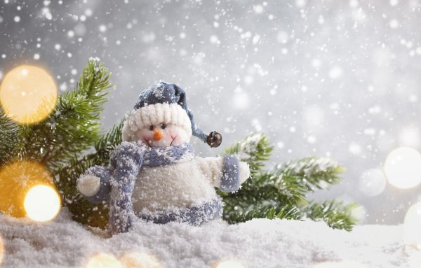 Новый год зима снег