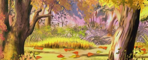 Поляна осенняя лес Сказочная