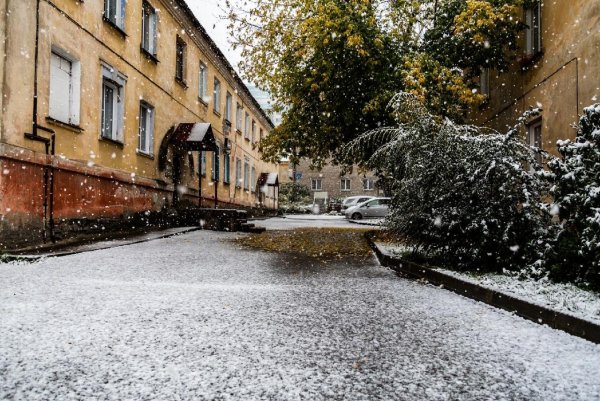 Заснеженная улица