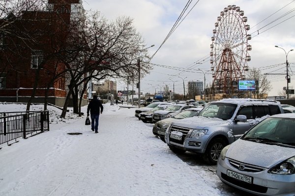 Новосибирск зимой снег