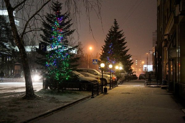 Заснеженный Новосибирск