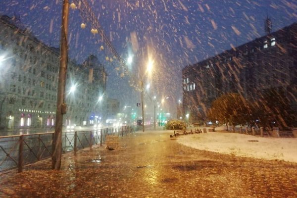 Новогодний снегопад