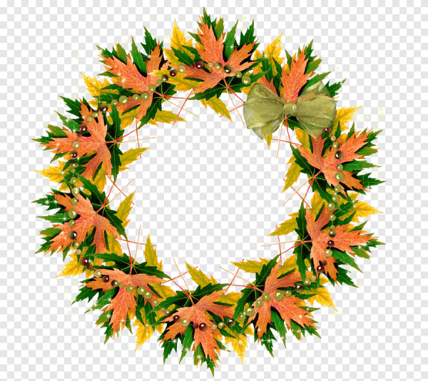 Венок из листьев