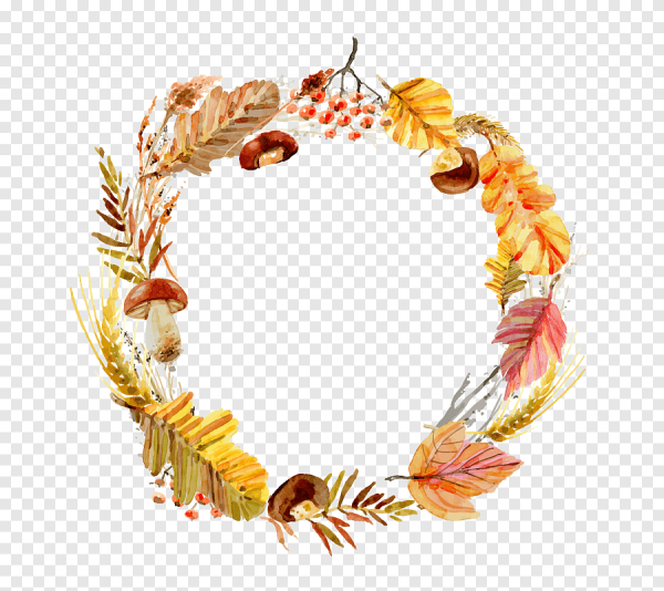 Венок из листьев