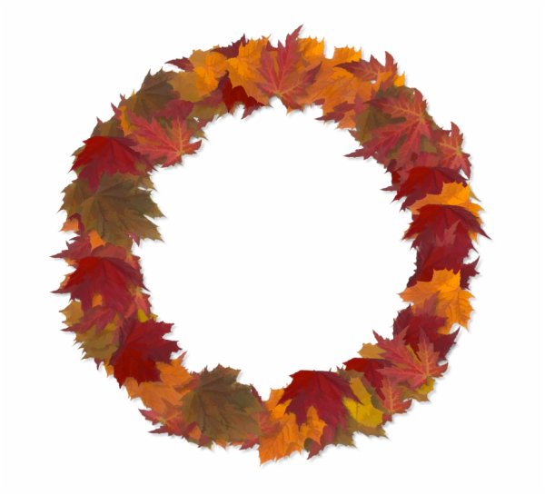 Венок из листьев