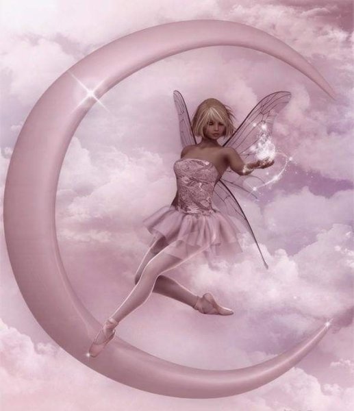 Фея на месяце