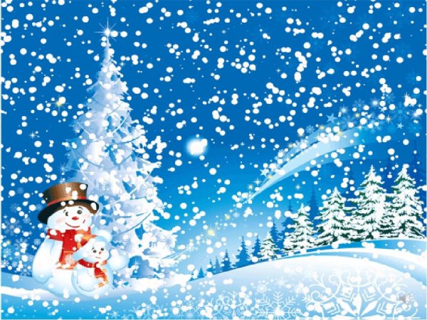 Снегопад рисунок