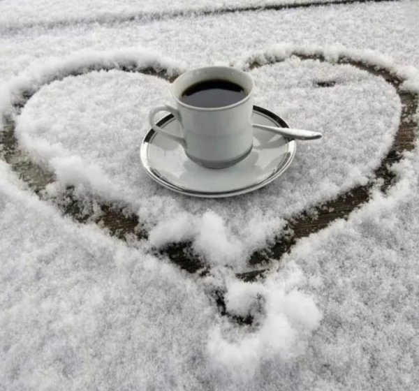 Доброе утро снег