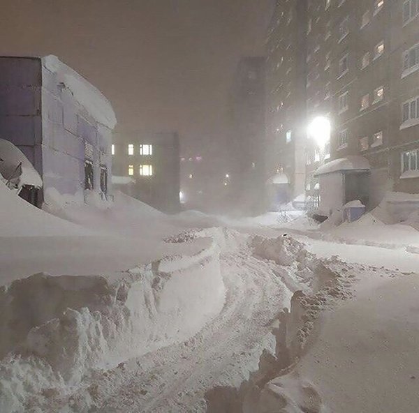 Норильск зима 2008