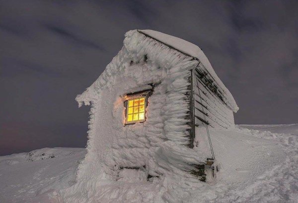 Хаттфьелльдал Норвегия избушка