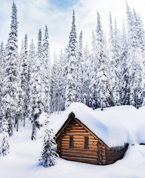 Зимняя избушка
