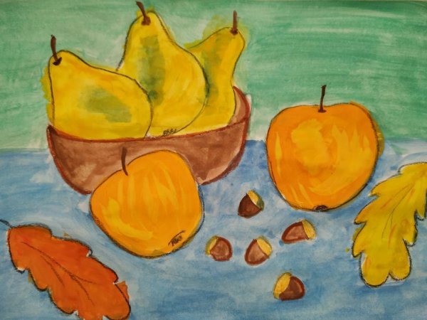 Осенний натюрморт для детей