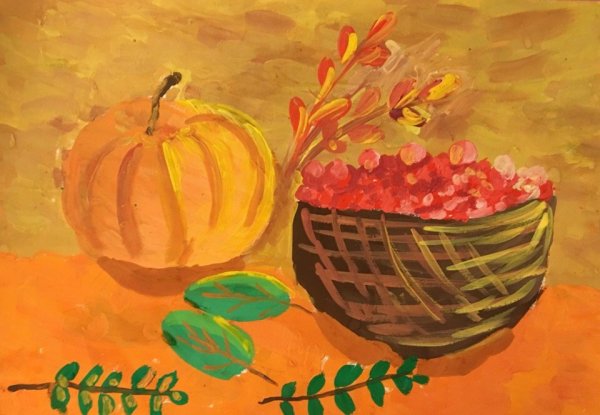 Рисование осенние дары