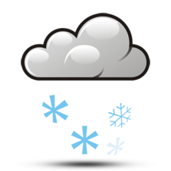 Облачно, небольшой снег