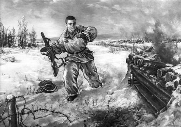 Александр Матросов дзот