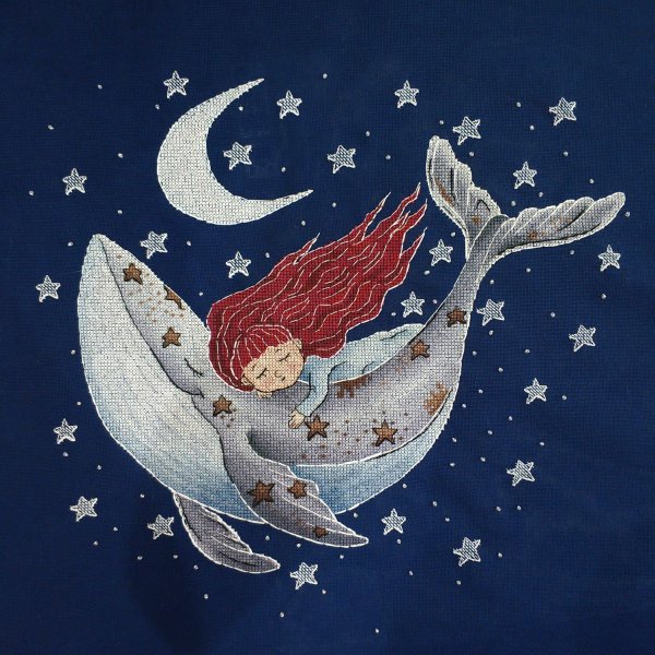 Вышивка спокойной ночи