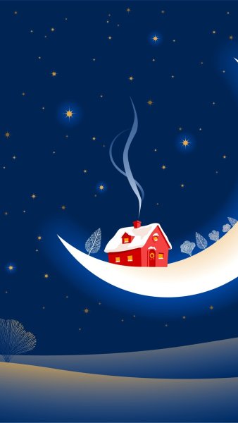 Новогодняя Луна