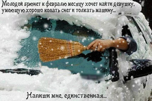 Прикольные фразы про снег