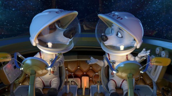 Белка и стрелка лунные приключения 2014