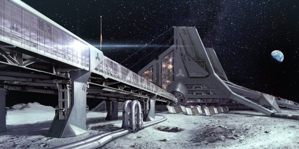 Лунная база будущего
