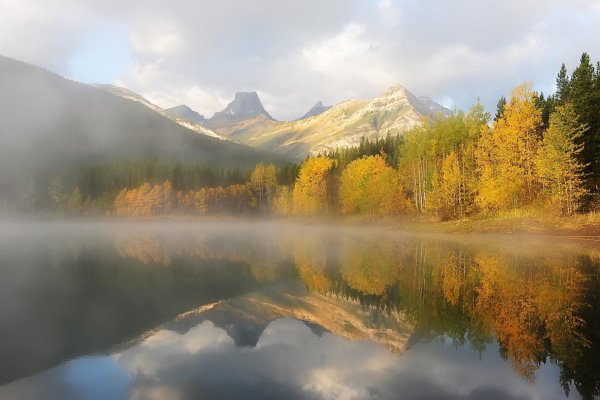 Осень горы пейзаж озеро