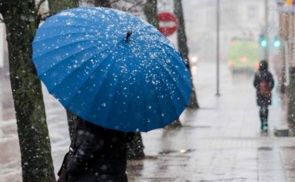 Дождь зимой