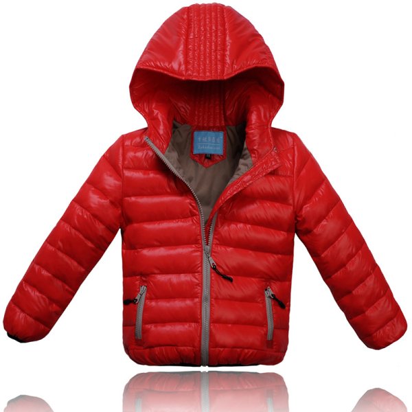 Легкий детский пуховик