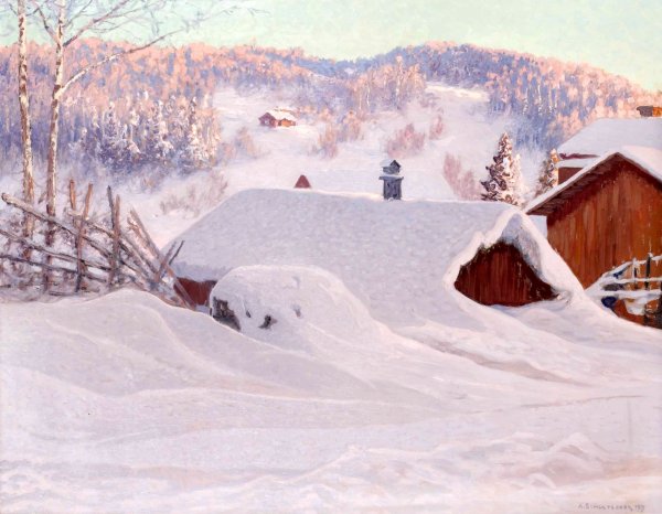 Anshelm Leonard Schultzberg (1862-1945) картины
