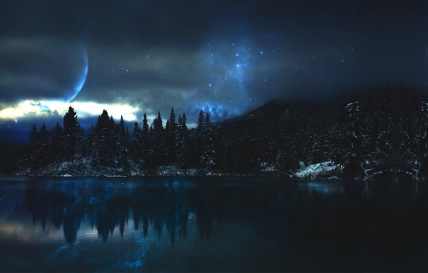 Ночное озеро