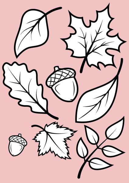 Маленькие осенние рисунки