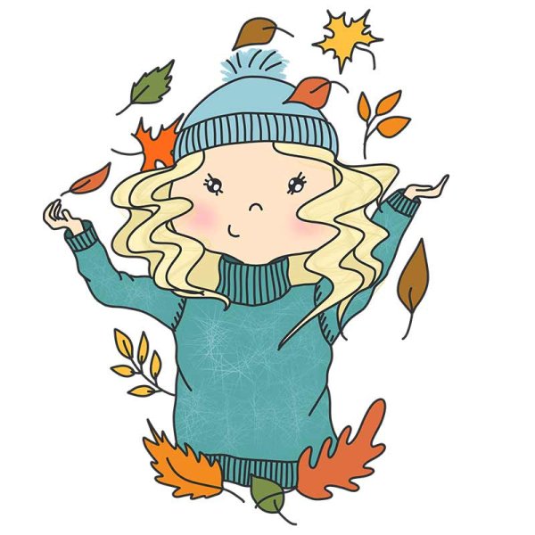 Рисунки осени для срисовки