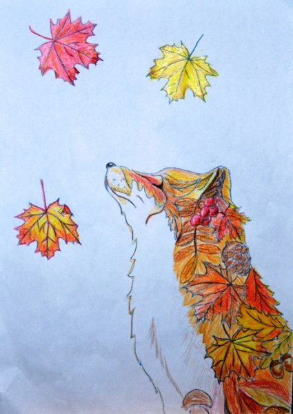 Осенние картинки для срисовки