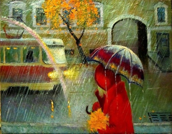 Дождливые осенние пейзажи