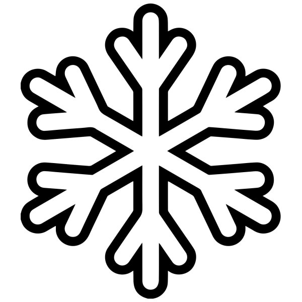 Трафарет «снежинки»