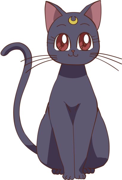 Кошка Луна из сейлормун