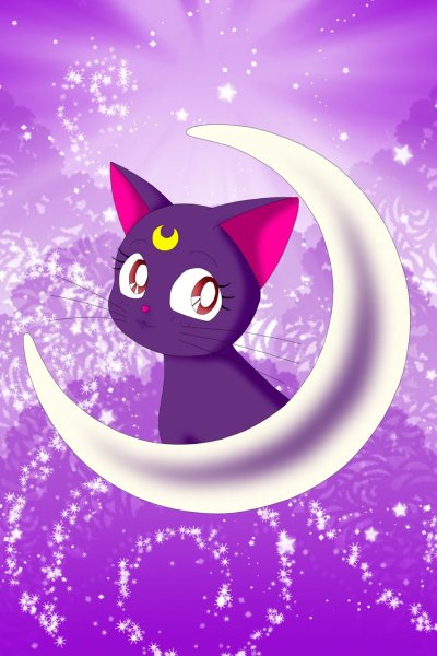 Sailor Moon Луна кошка