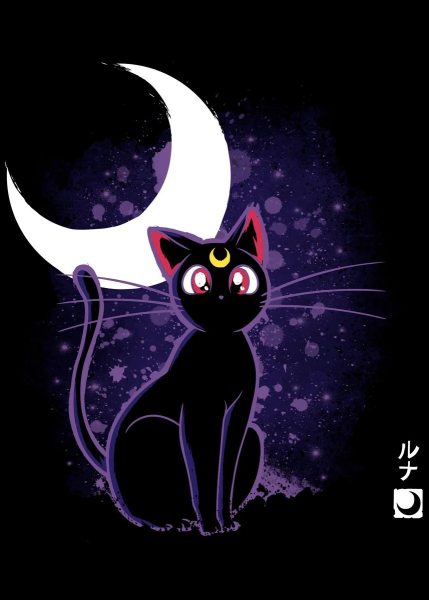 Кошка Луна из Сейлор Мун