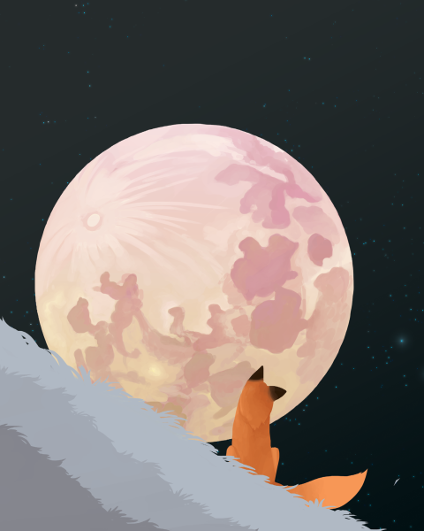 Лисенок на Луне
