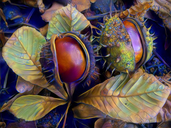 Конский каштан обыкновенный плод