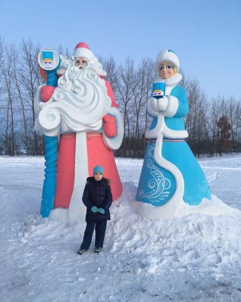 Фигуры из снега