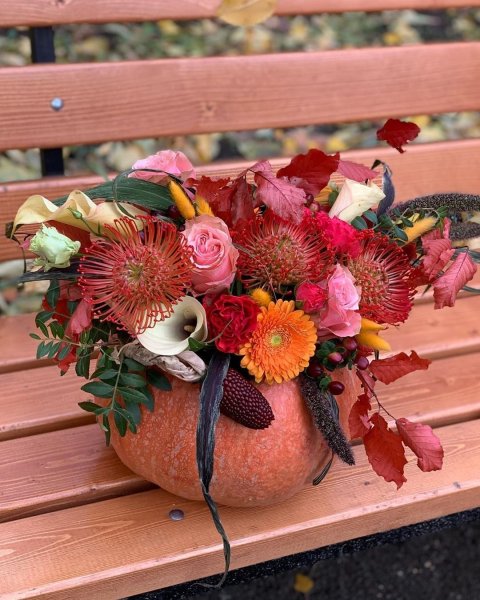 Осенний букет цветов