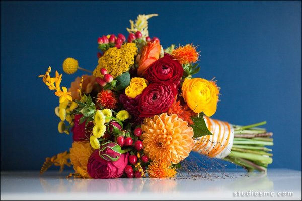 Букет для осеннего именинника