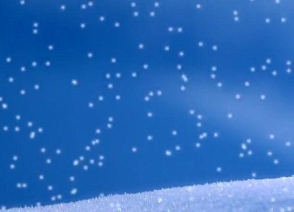 Анимация снега IOS 15