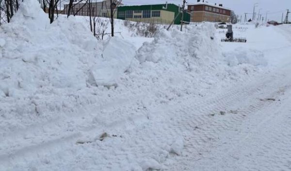 Грязный снег фото