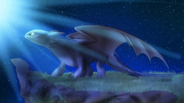 Луна дракон ночная фурия