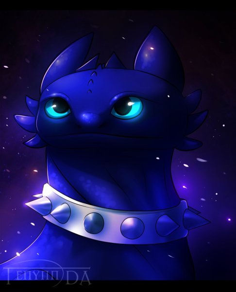 Синяя фурия Найтшейд дракон