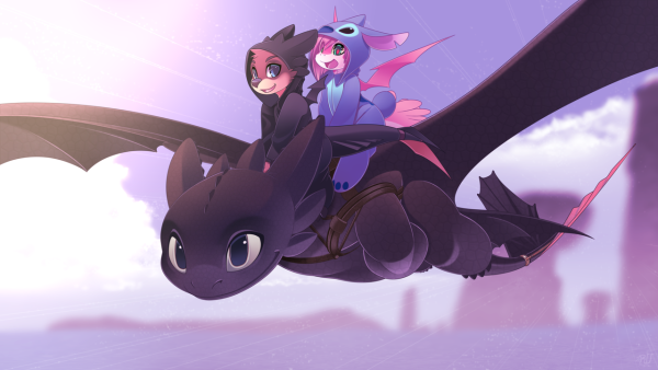 Беззубик и дневная фурия арт